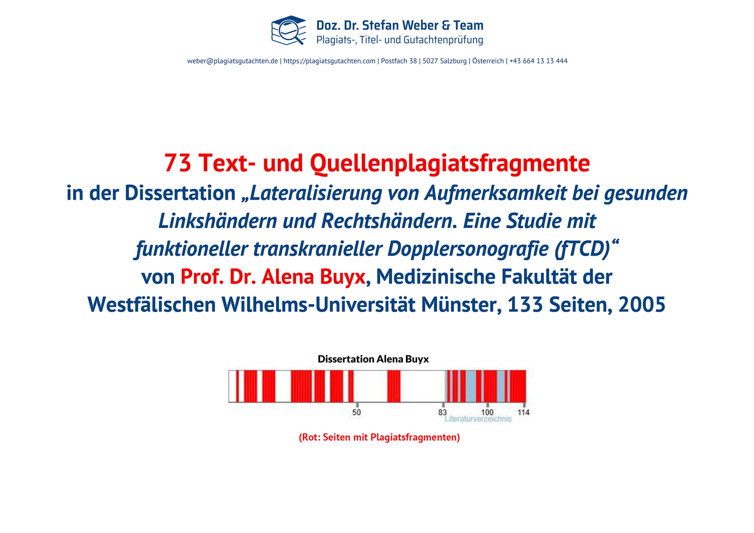 Plagiatsgutachten Doktorarbeit Alena Buyx Seite 01
