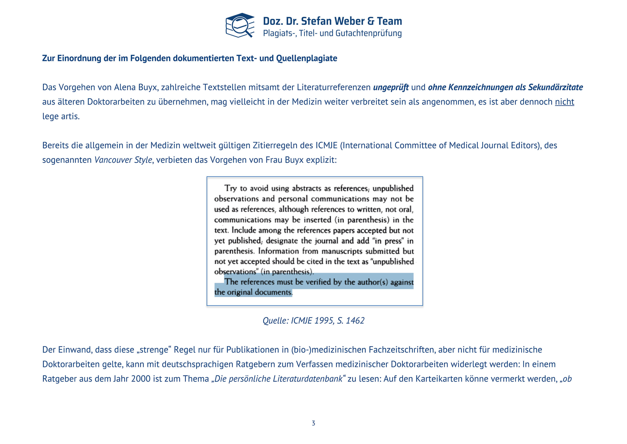 Plagiatsgutachten Doktorarbeit Alena Buyx Seite 03