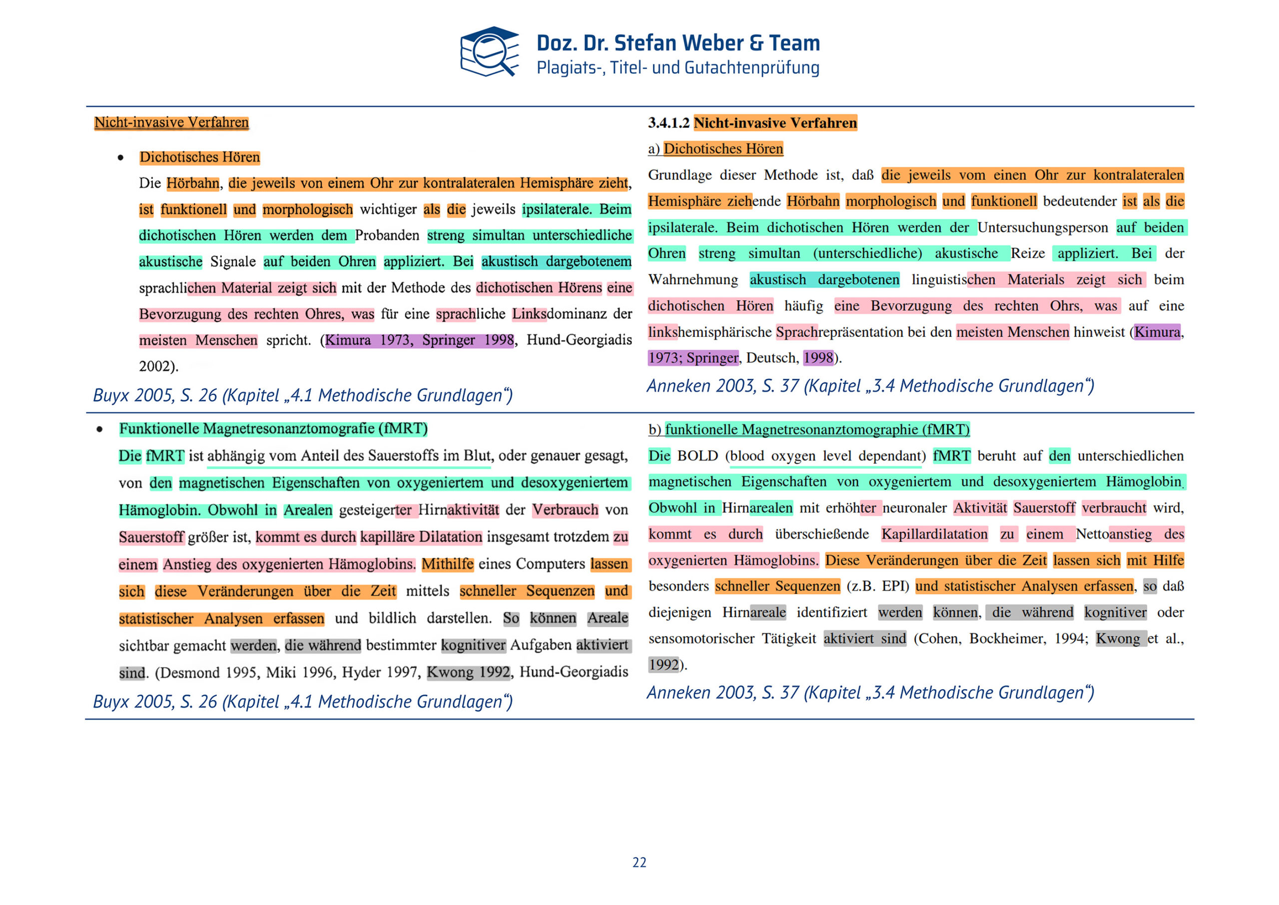 Plagiatsgutachten Doktorarbeit Alena Buyx Seite 22