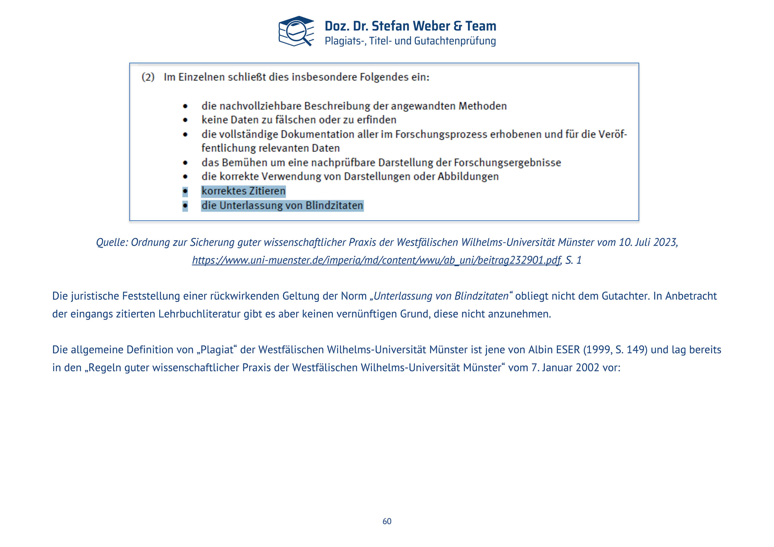 Plagiatsgutachten Doktorarbeit Alena Buyx Seite 60