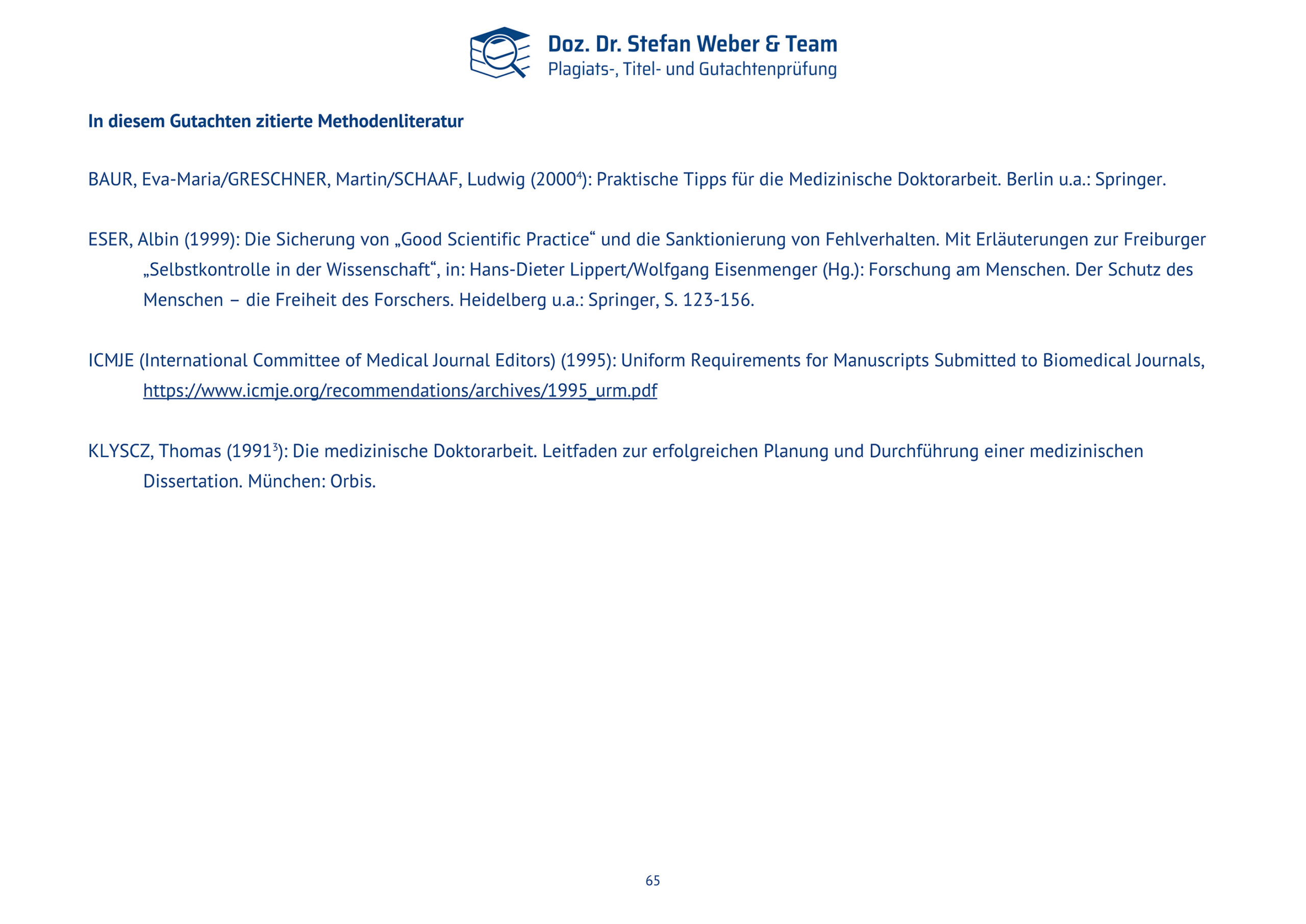 Plagiatsgutachten Doktorarbeit Alena Buyx Seite 65