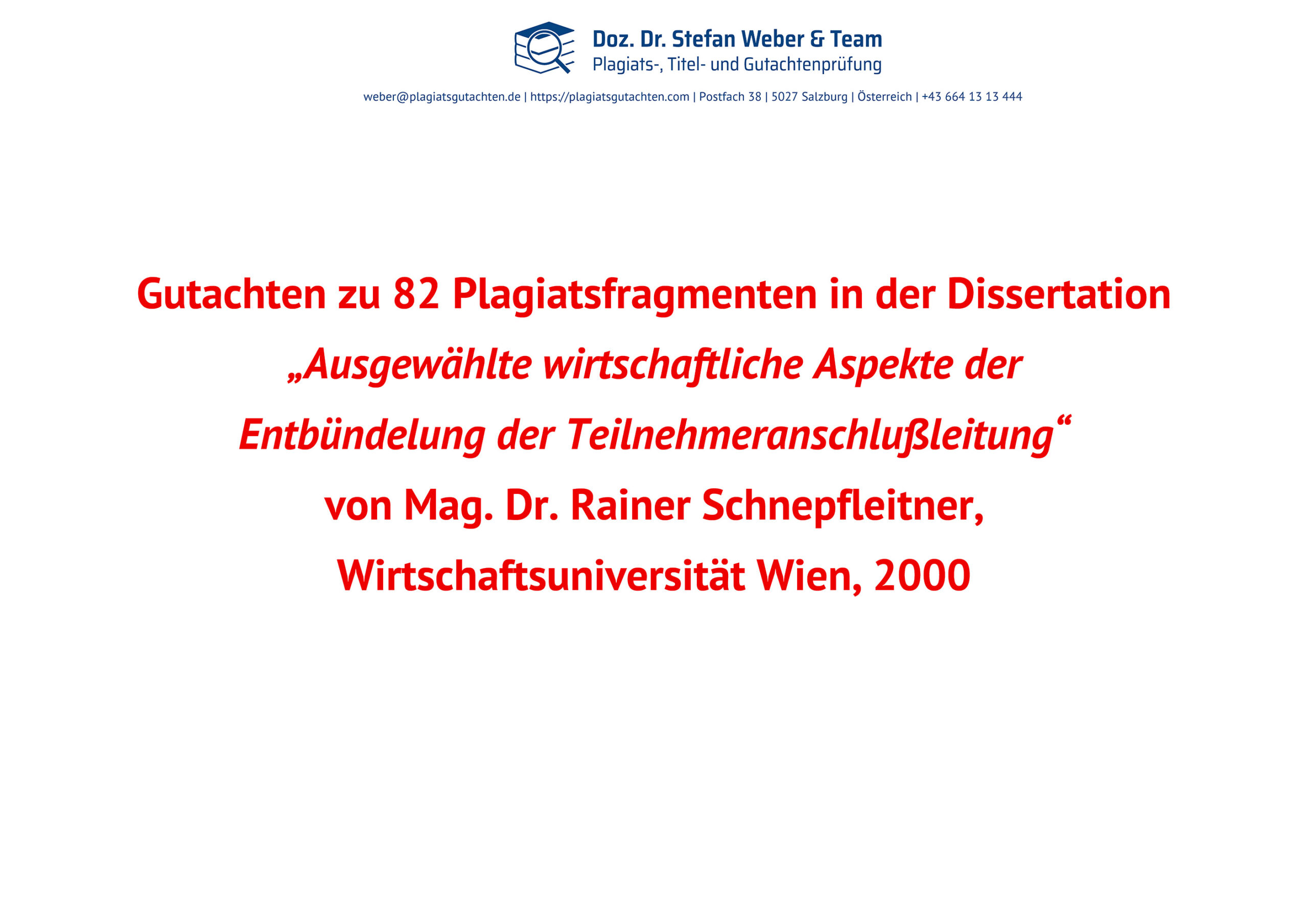 Plagiatsgutachten Schnepfleitner Seite 01