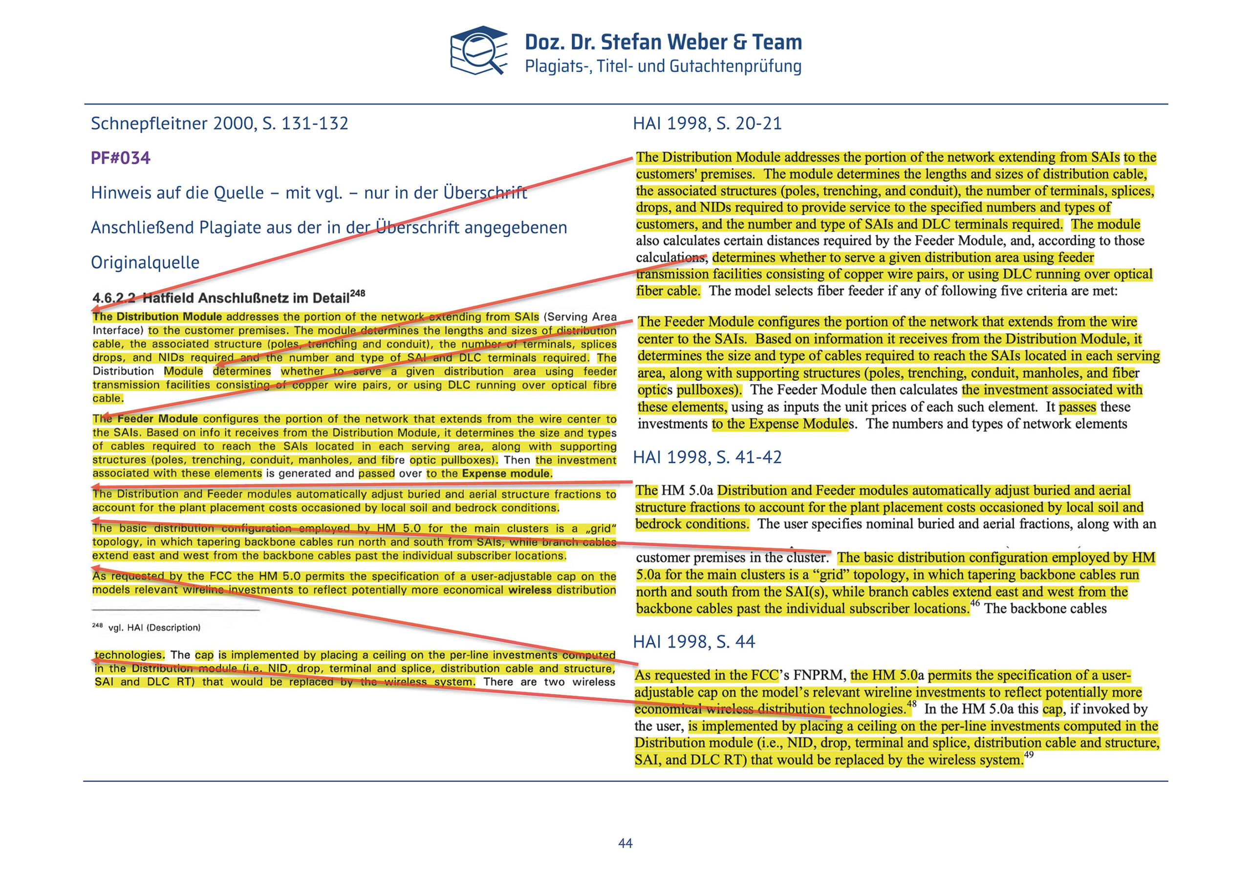 Plagiatsgutachten Schnepfleitner Seite 44