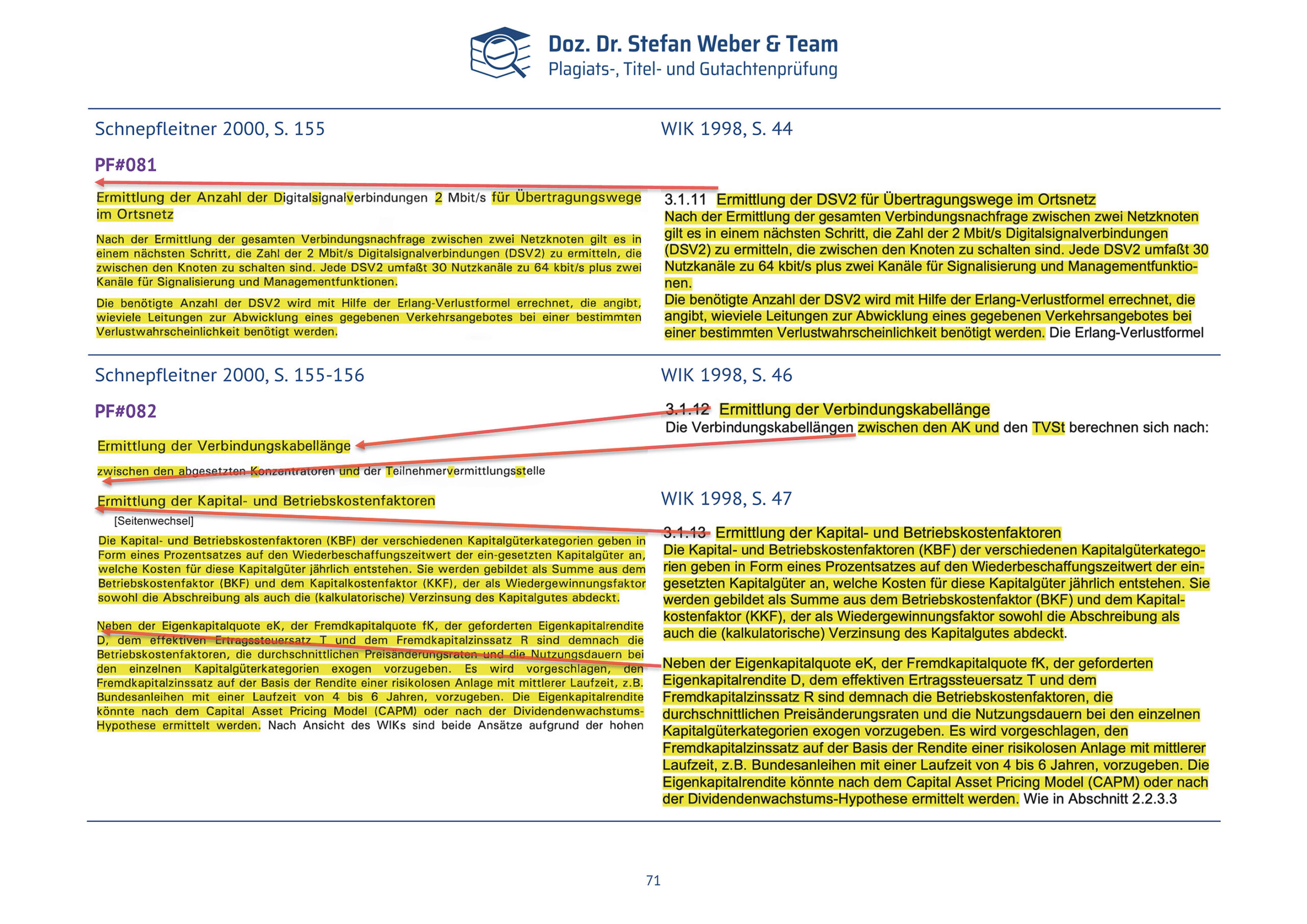 Plagiatsgutachten Schnepfleitner Seite 71