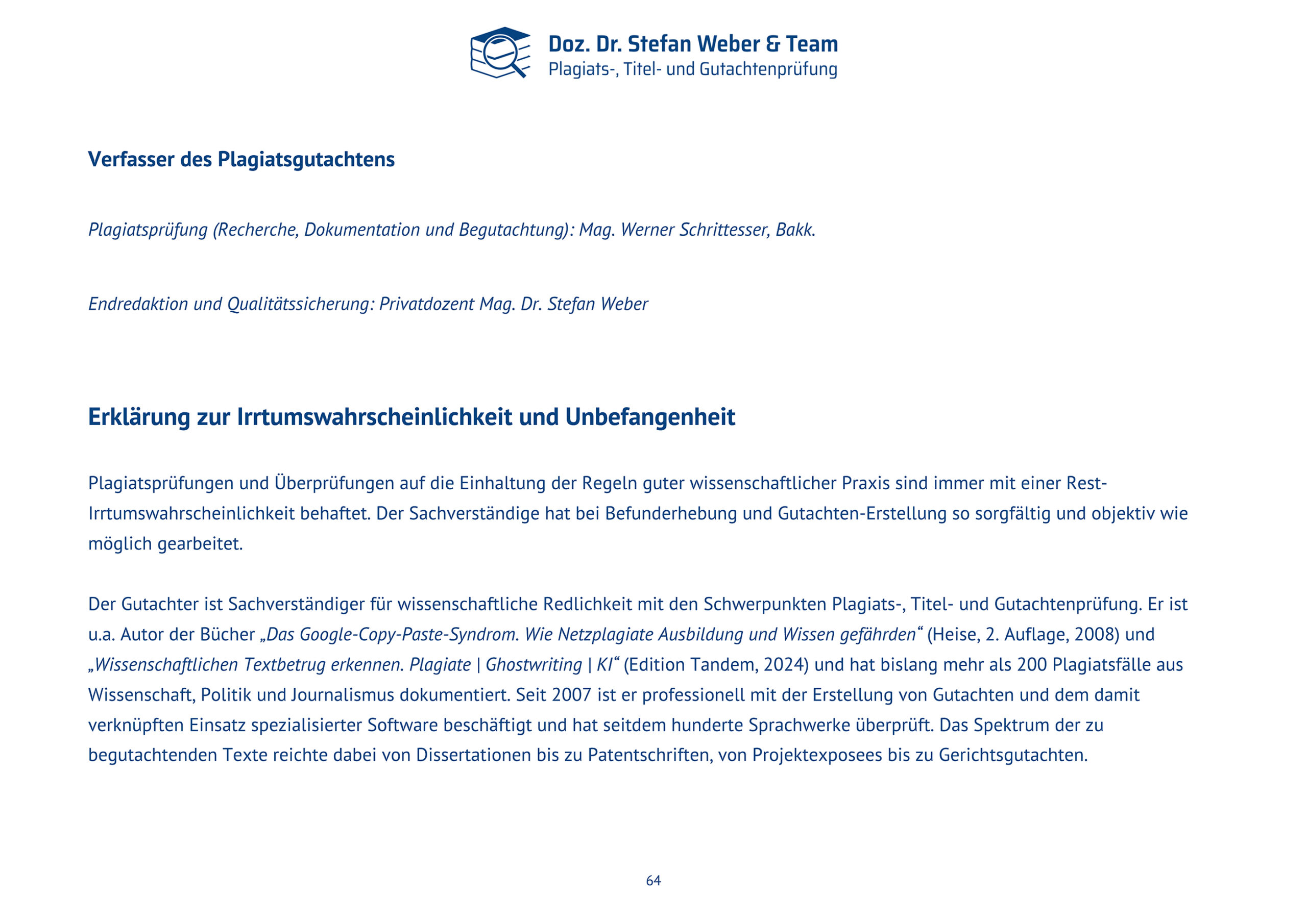 Plagiatsgutachten Schnepfleitner Dipl final Seite 64