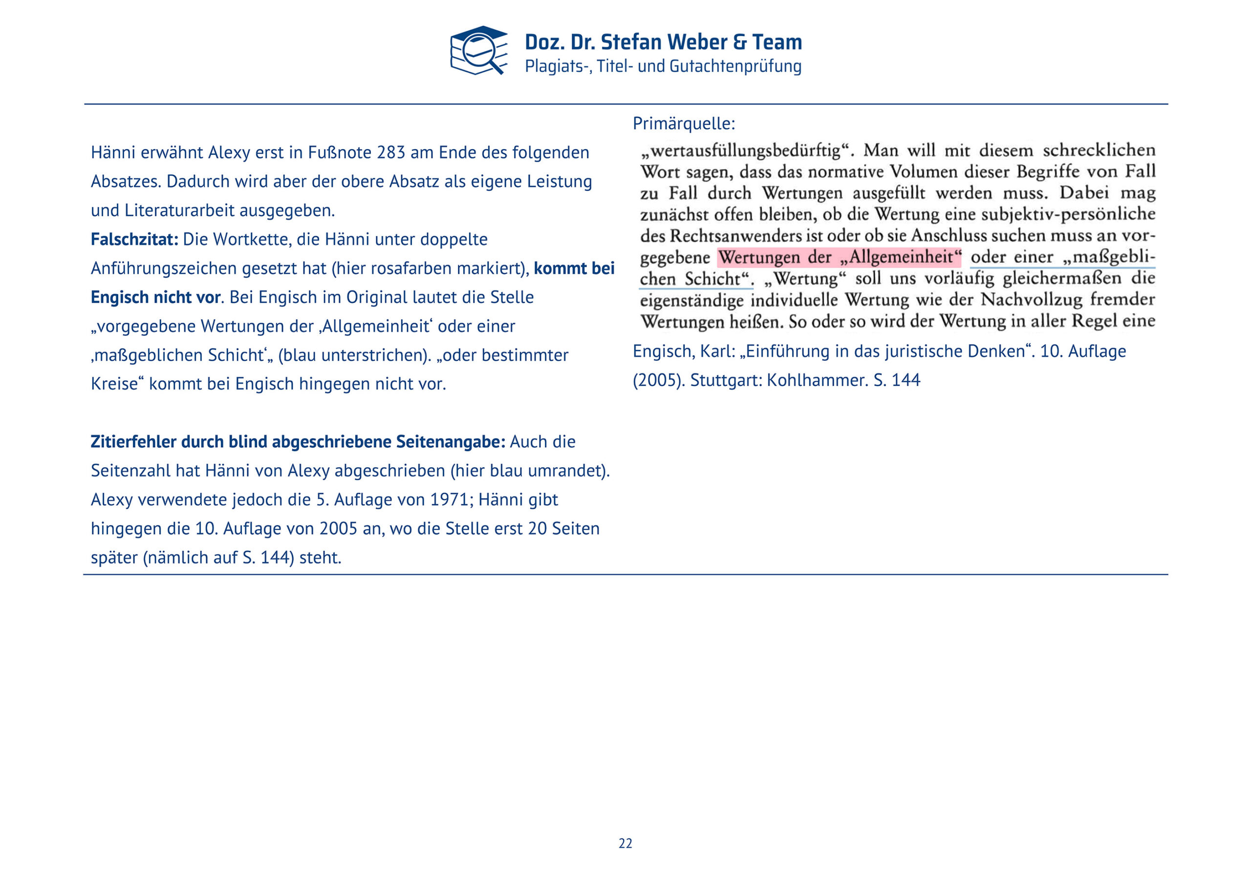 Plagiatsgutachten Haenni_Dissertation Seite 22