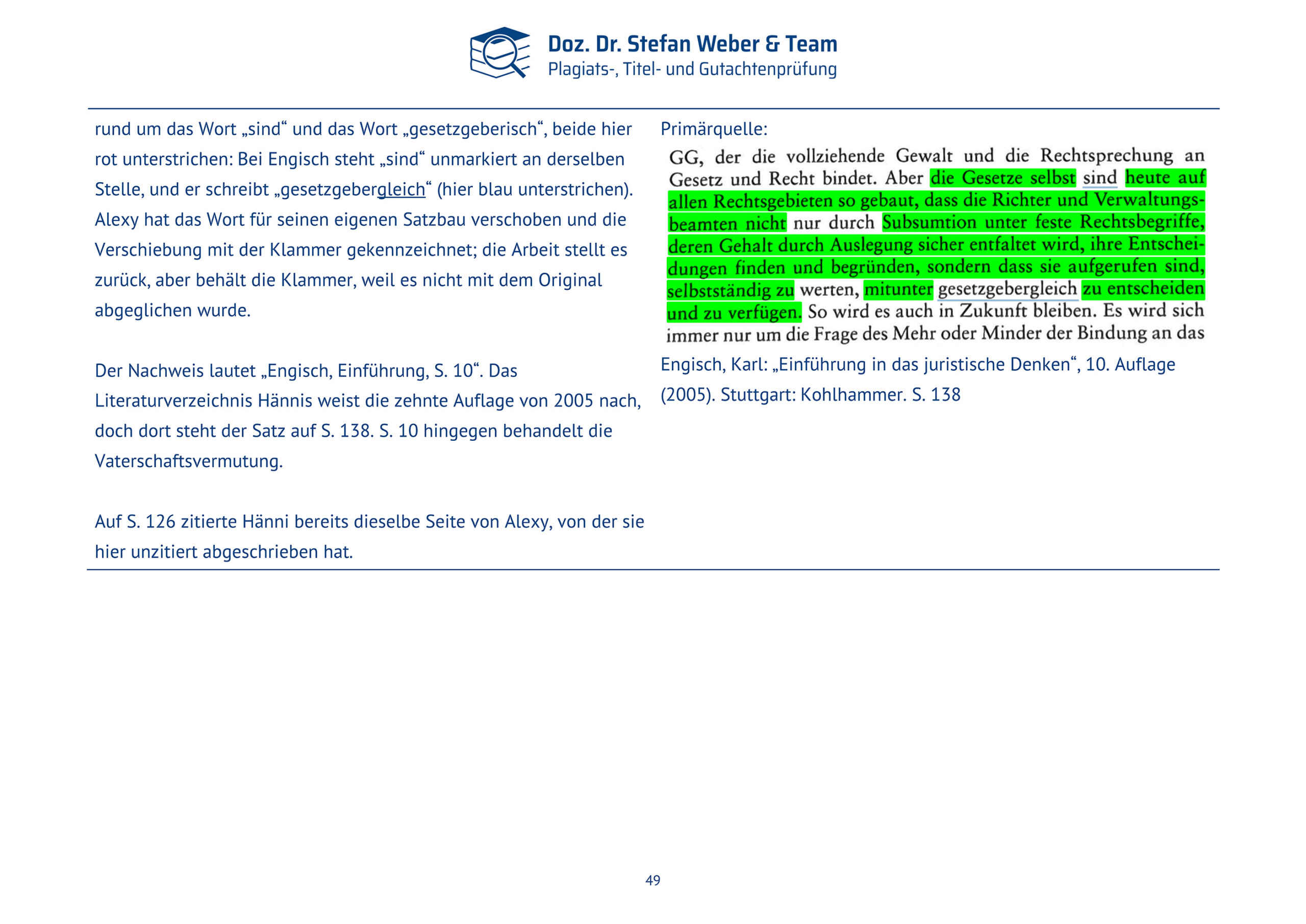 Plagiatsgutachten Haenni_Dissertation Seite 49